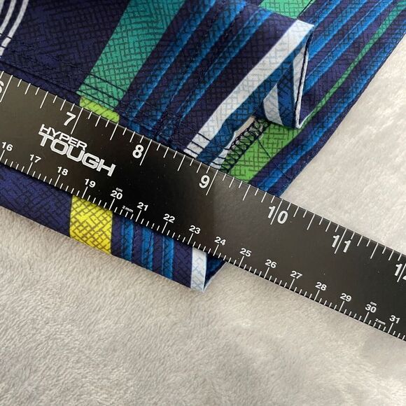 Speedo Swim Trunks Mens XL Striped Lining Drawstring ActiveFlex UV 50 9" Inseam - Picture 9 of 9